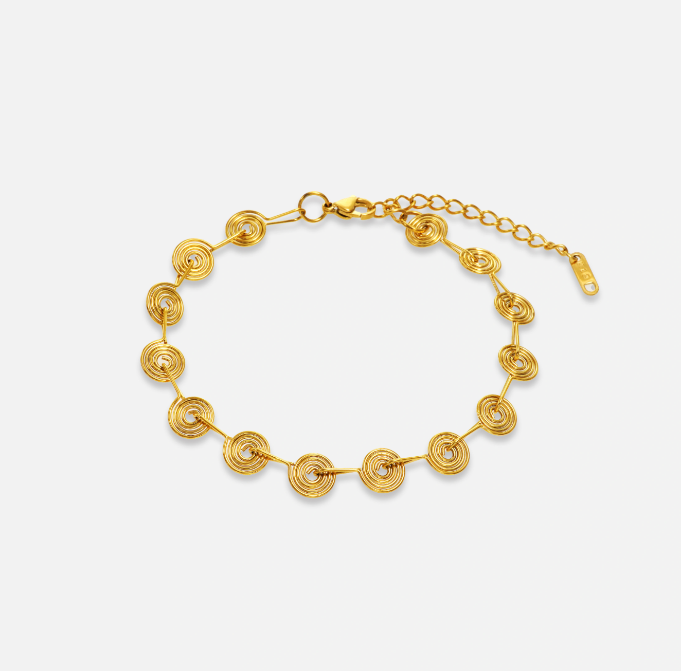 Gaia Spiral Anklet