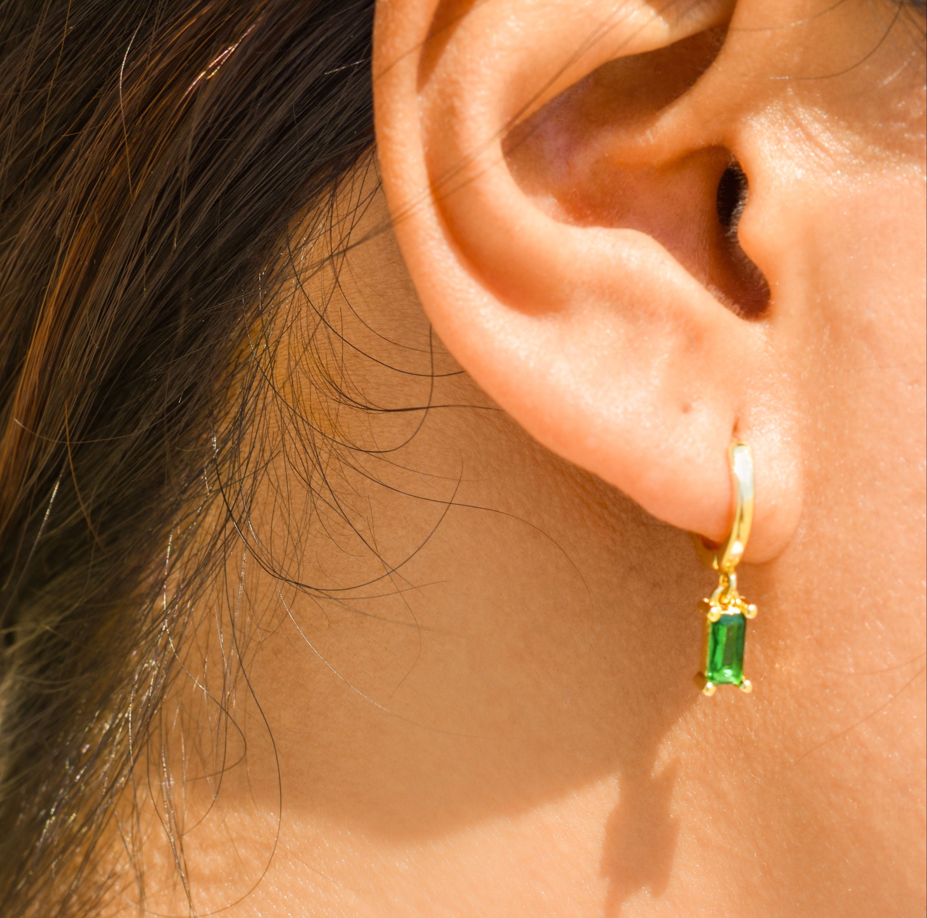 Hera Stone Drop Dangle Earrings